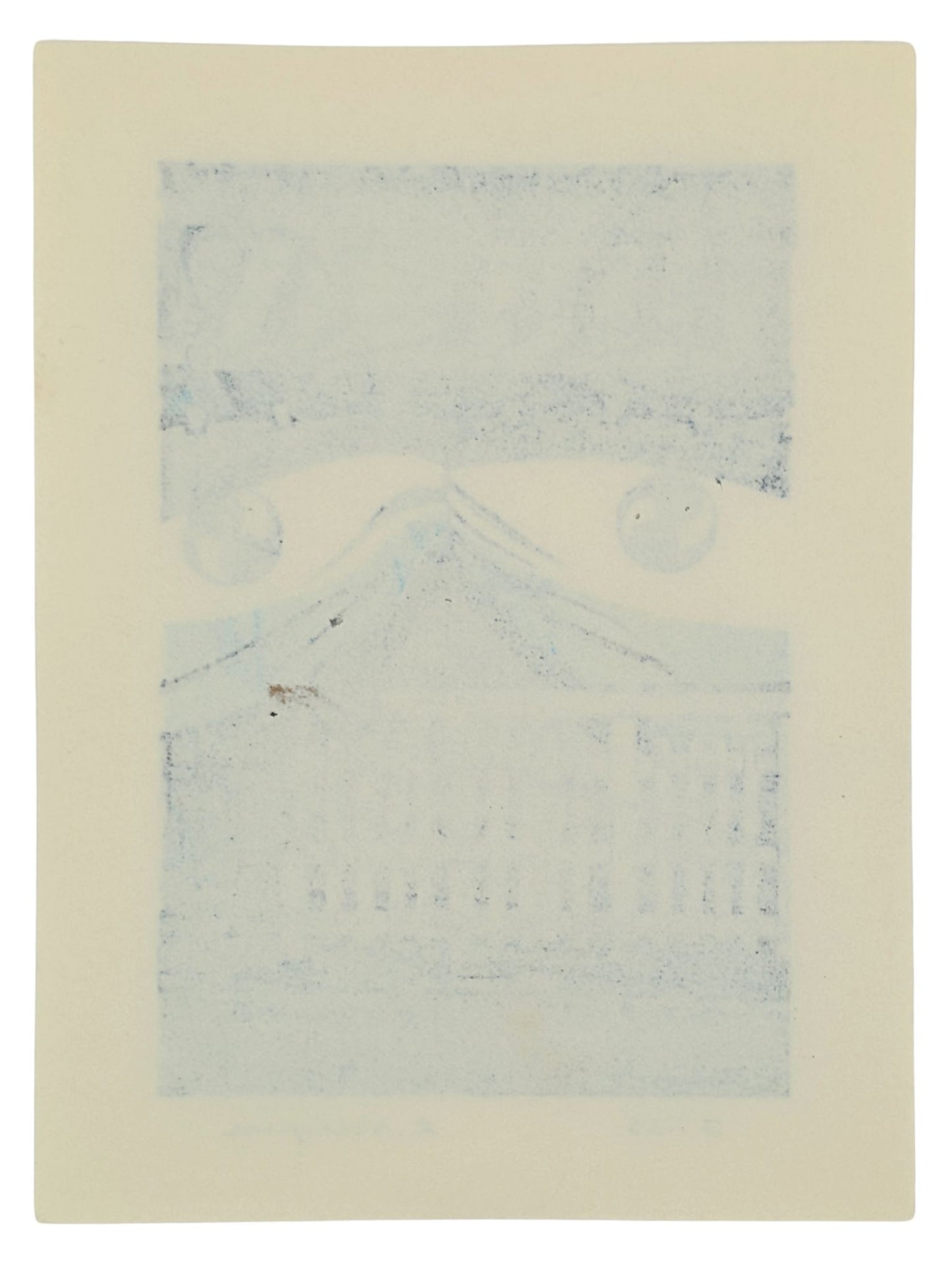 Estampe japonaise de nishijima katsuyuki, jour d'inauguration, dos de l'estampe.