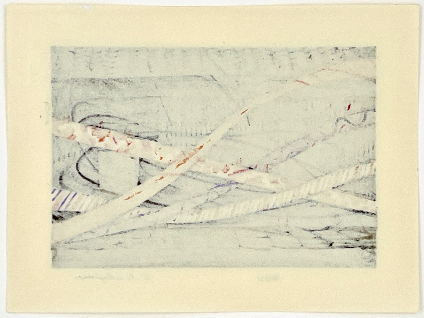 Estampe Japonaise Encadrée de Nishijima Katsuyuki, Yurari - Obi au vent