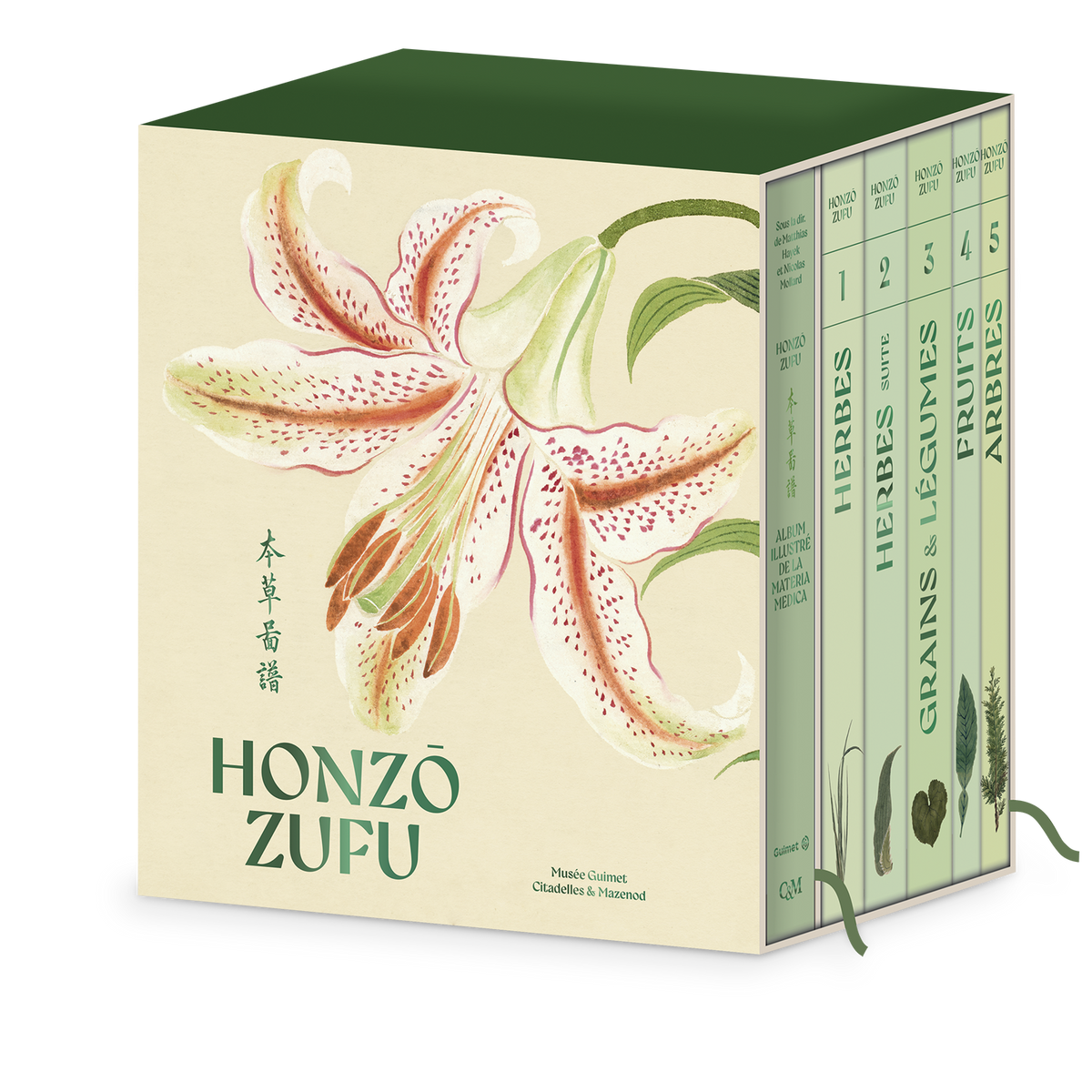 Coffret Honzo zufu, ÉDITION LUXE, Album illustré de la materia medica ed. Citadelles & Mazenod