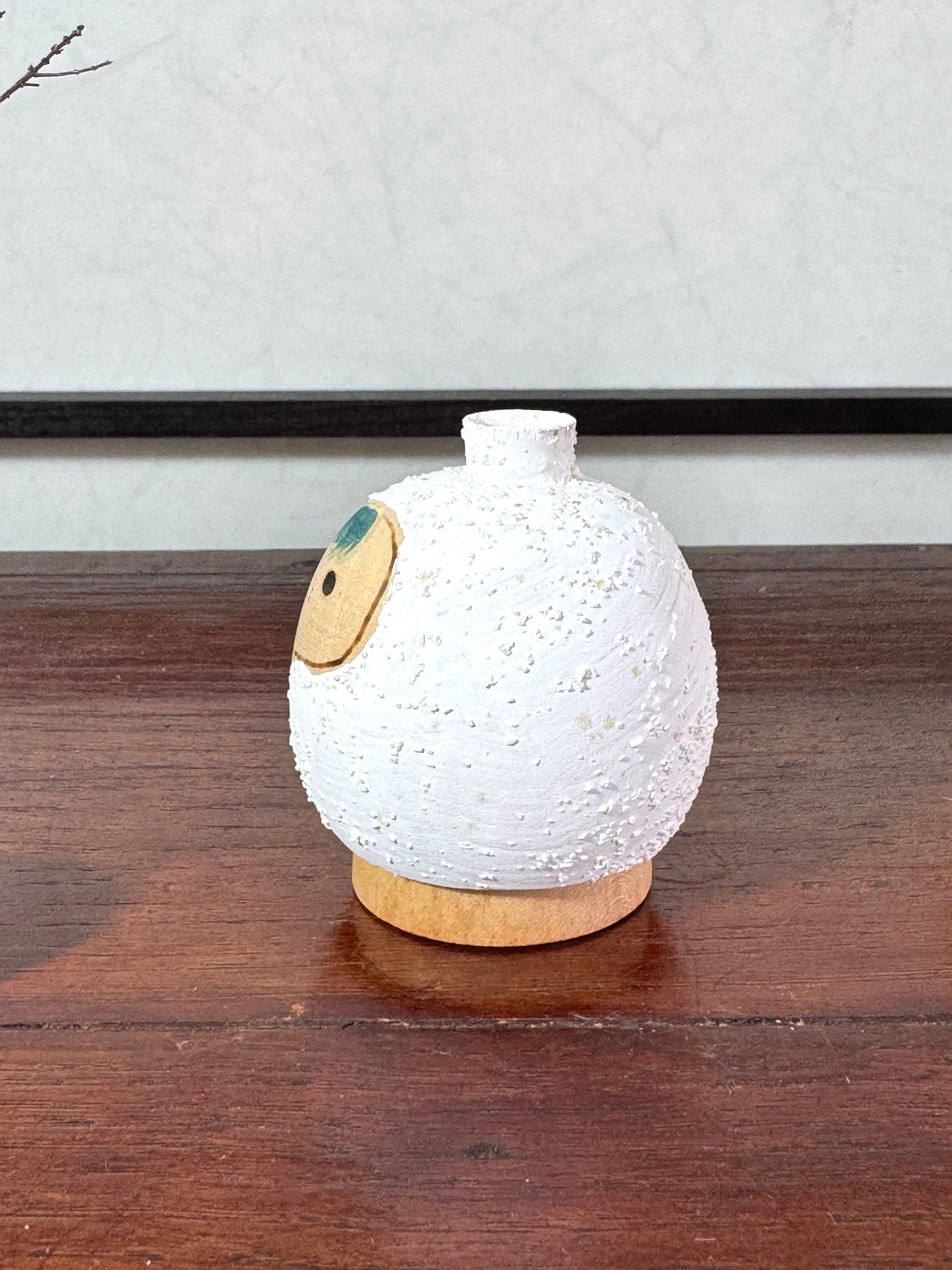 Petite Koekshi neige murayama avec boîte profil gauche