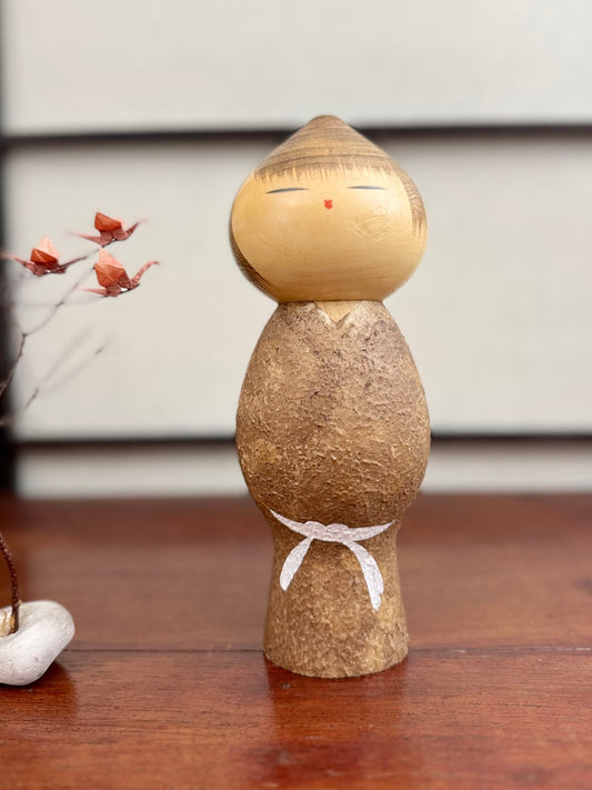 kokeshi de Watanabe Masao moine Mushin