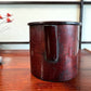 pot à eau japonais en bois, vu de face