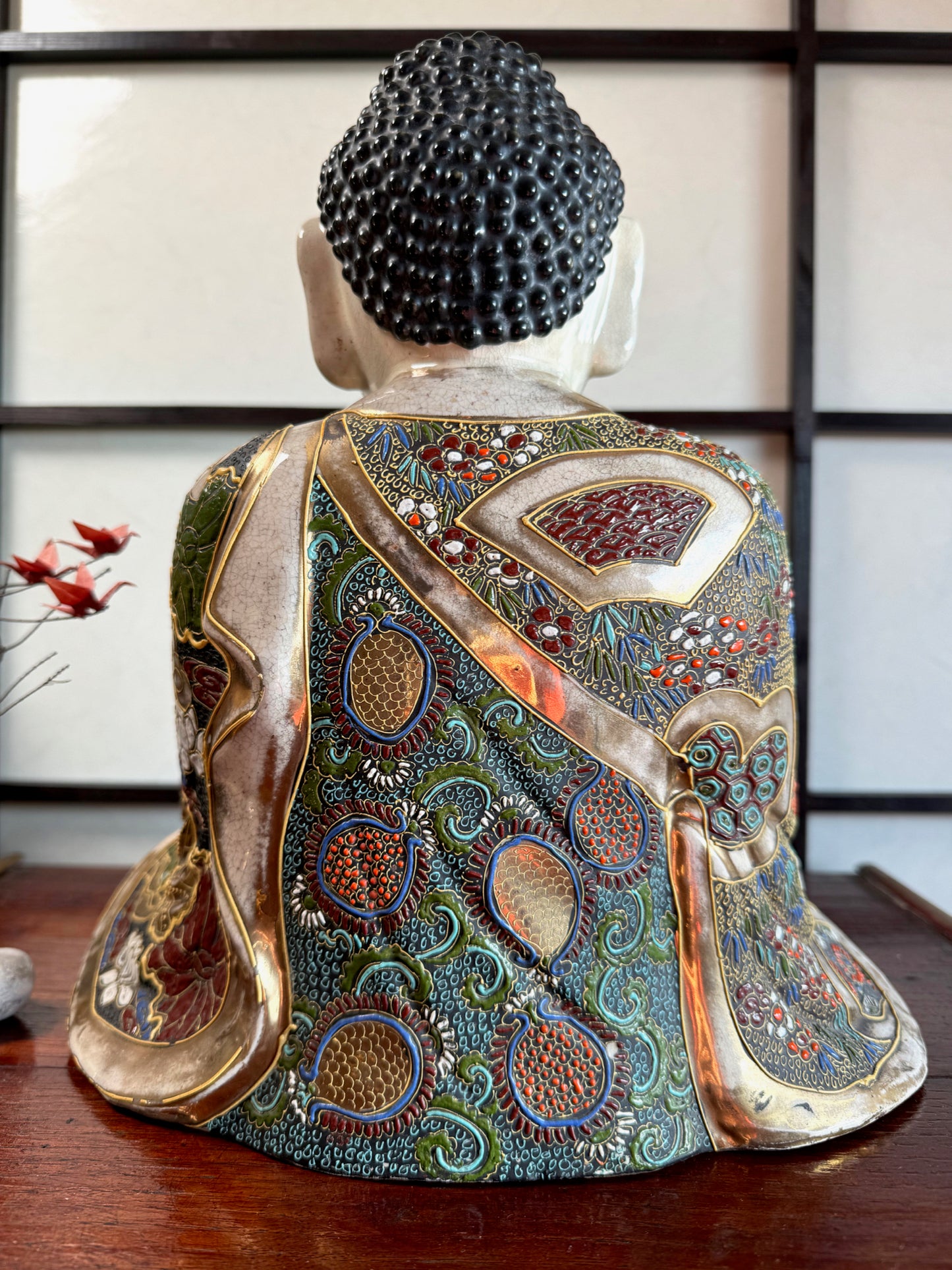 Céramique Japonaise | Bouddha en porcelaine Satsuma