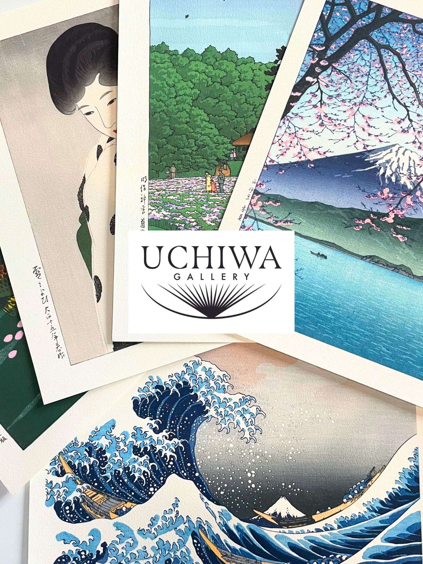 La baie de Suruga, Les trente-six vues du Mont Fuji de Hiroshige | Reproduction Fine Art