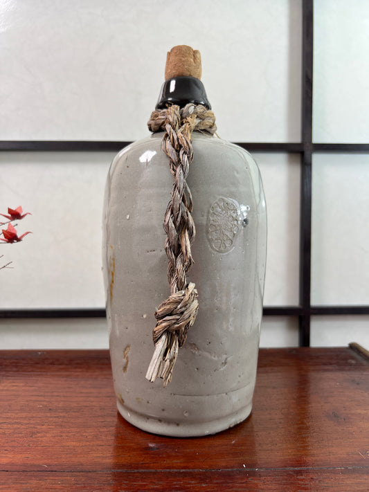 bouteille a sake vintage ceramique