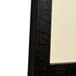 angle du cadre noir plat 20 imitation bois brulé