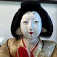 poupée hina matsuri dame de la cour plateau kimono brocard tête  
