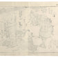 Estampe Japonaise de Hokusai représentant Sakanoue no Karitamaro montrant la tête de Kannon percée d'une flèche à Fujiwara no Isendo, le verso