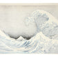 estampe japonaise de Hokusai, la grande vague de Kanagawa, le verso