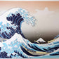 Estampe Japonaise de Hokusai, La Grande Vague de Kanagawa - Série 36 vues du Mont Fuji