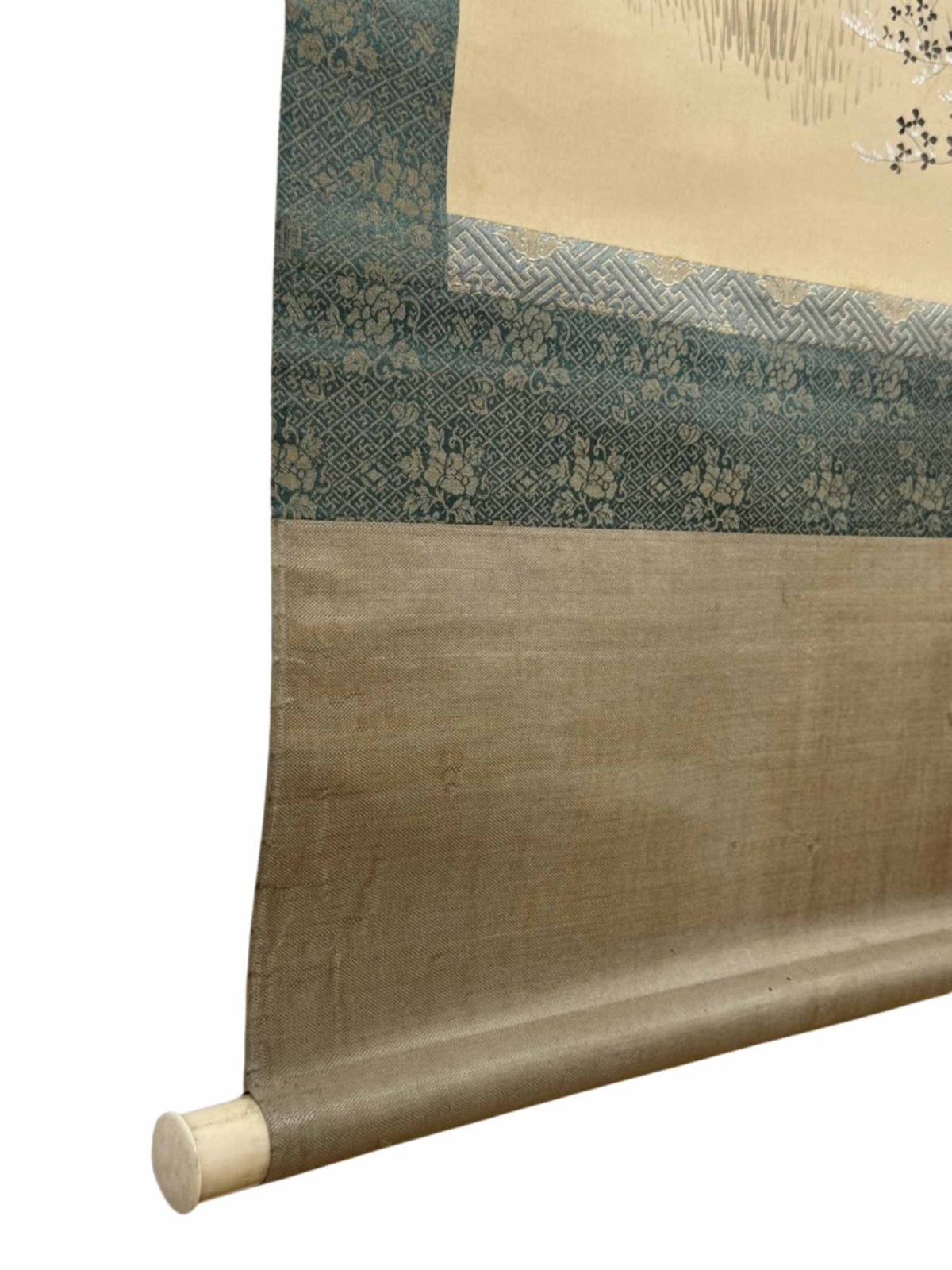 Kakejiku ancien de Kajiyama Kyūkō – Carpe remontant la cascade