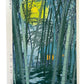 Estampe Japonaise de Kasamatsu Shiro, Forêt de Bambou au début de l'été