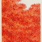 temple feuilles érables rouge gros plan