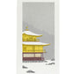 estampe japonaise pavillon d'or Kinkakuji sous la neige