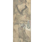 Estampe japonaise de Kunisada Toyokuni III en kakemono-e représentant une courtisane marchant sous son ombrelle, le verso