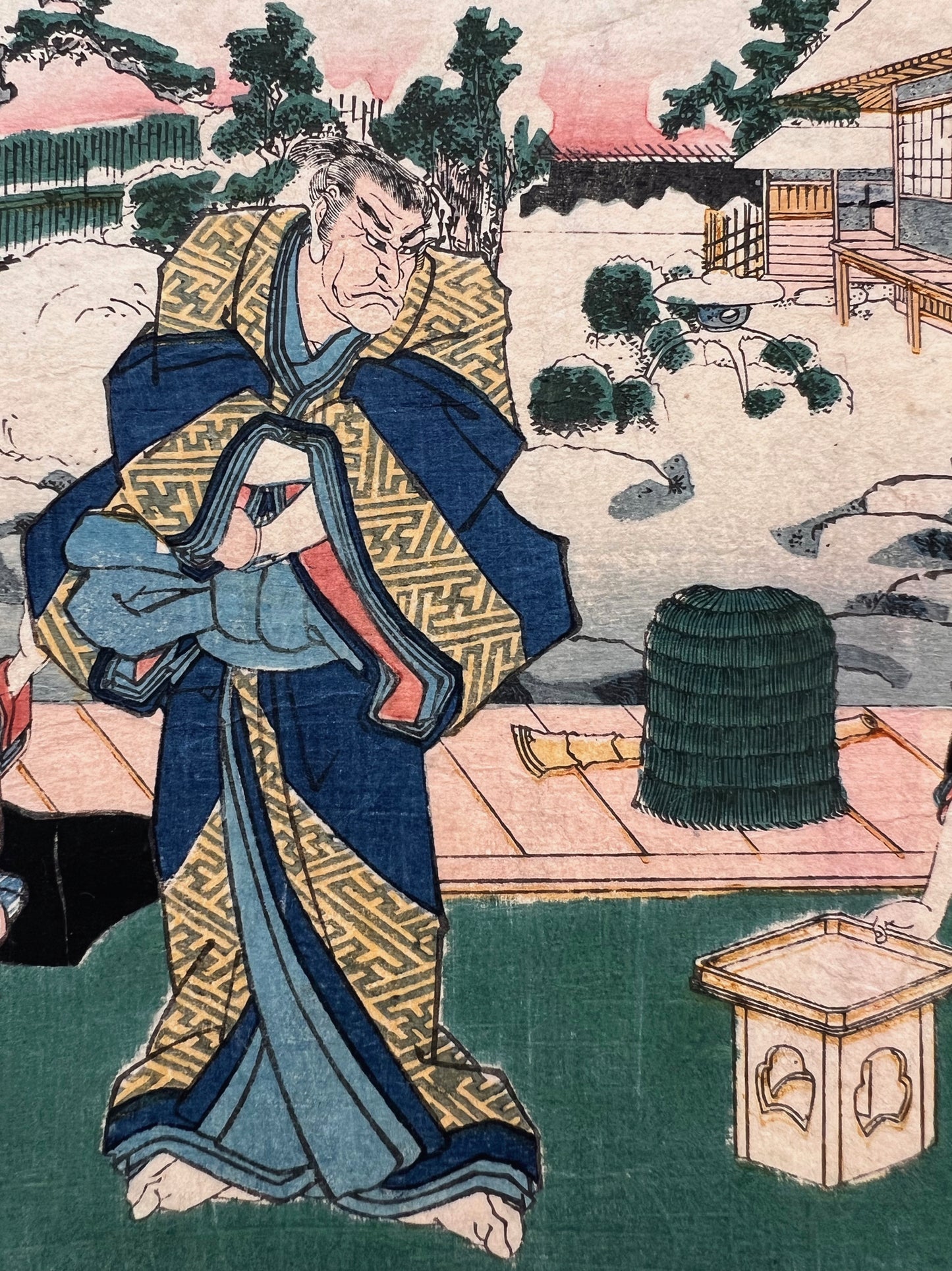 Estampe Japonaise de Kunisada III | Les 47 Ronins - Acte 9