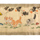 makimono japonais ancien, chatons et papillons détail 5