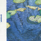 Estampe Japonaise contemporaine de Mibugawa Junichi nénuphar sur un étang, titre en japonais