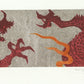Estampe Japonaise Namiki Hajime | Dragons Rouges Flamboyants