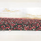 estampe japonaise contemporaine, champs de coquelicots sur fond argent
