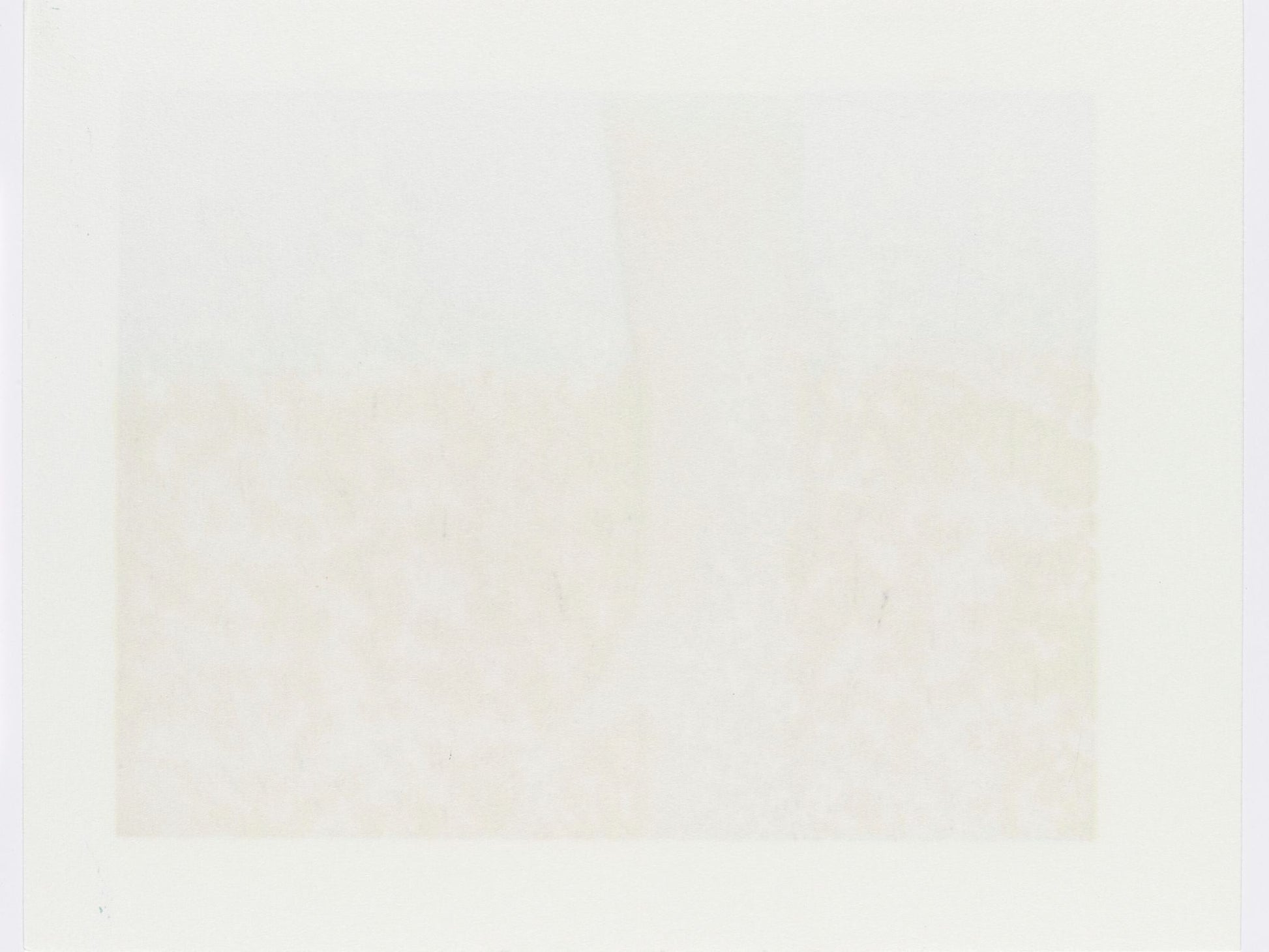 estampe japonaise de Namiki Hajme, un cerisier pleureur en fleurs sur fond noir et argent, verso