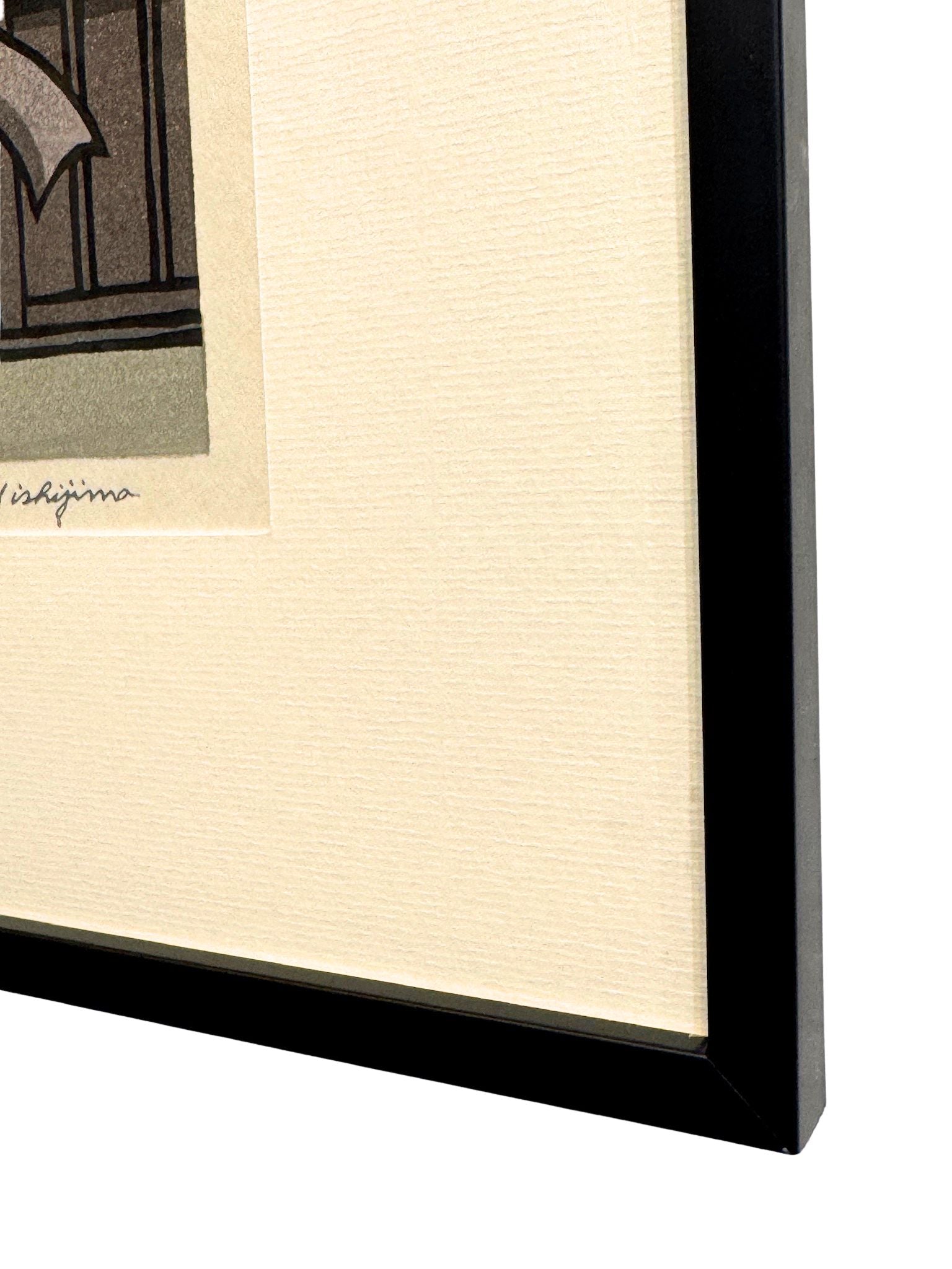 angle du cadre plat 10 noir mat