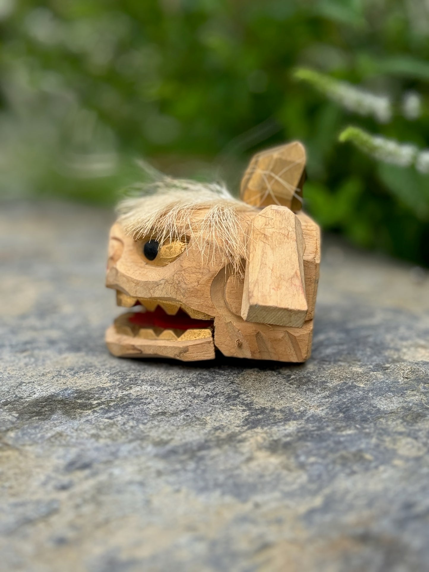 tête de lion kaka profil gauche