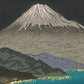 Estampe Japonaise de Okada Koichi | Mont Fuji vu de Nihondaira la nuit