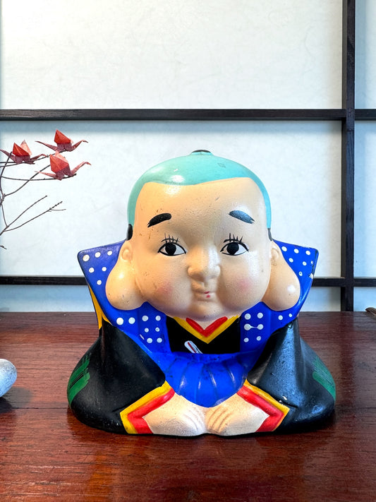 statuette porcelaine fukusuke dieu chance japonais