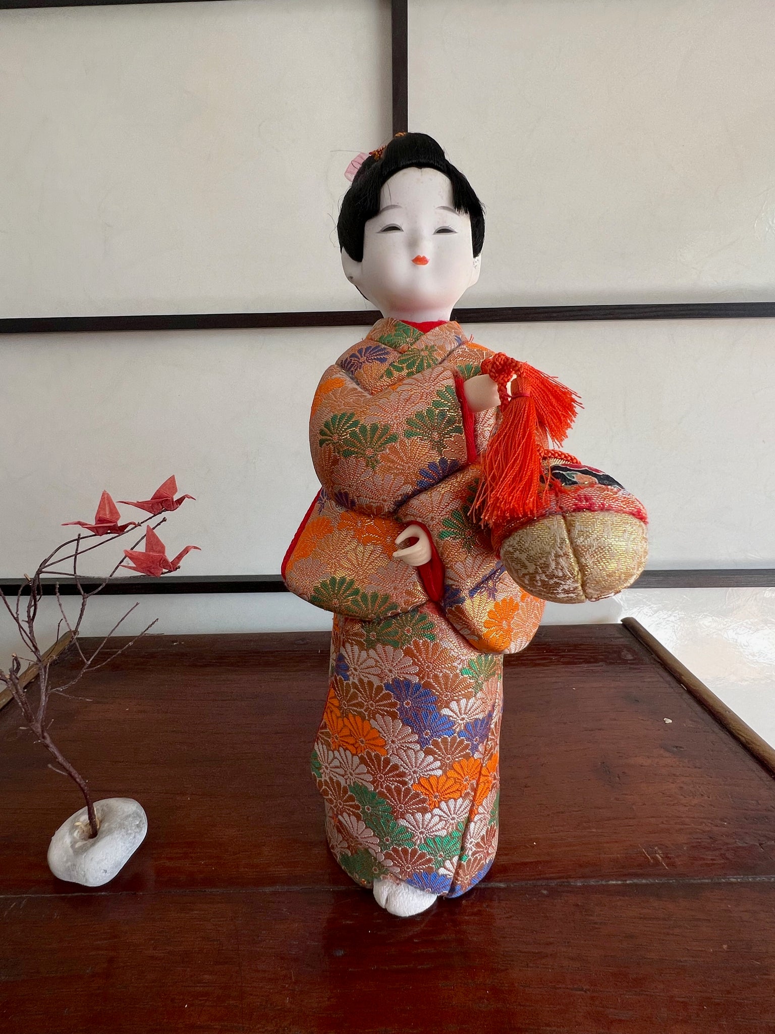 Lot De 6 Poupées Kimono Japonaises En PVC – Déco Artisanale Et Miniatures Traditionnelles