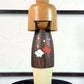 kokeshi, poupée japonaise en bois de Usaburo, avec 3 essences de bois et oif fleur de prunier, la vidéo de présentation à 360 degrés