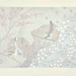 Sérigraphie Japonaise, Les Quatre saisons du Dit-du Genji - Hiver