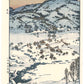 estampe japonaise paysage de neige de Toshi Yoshida