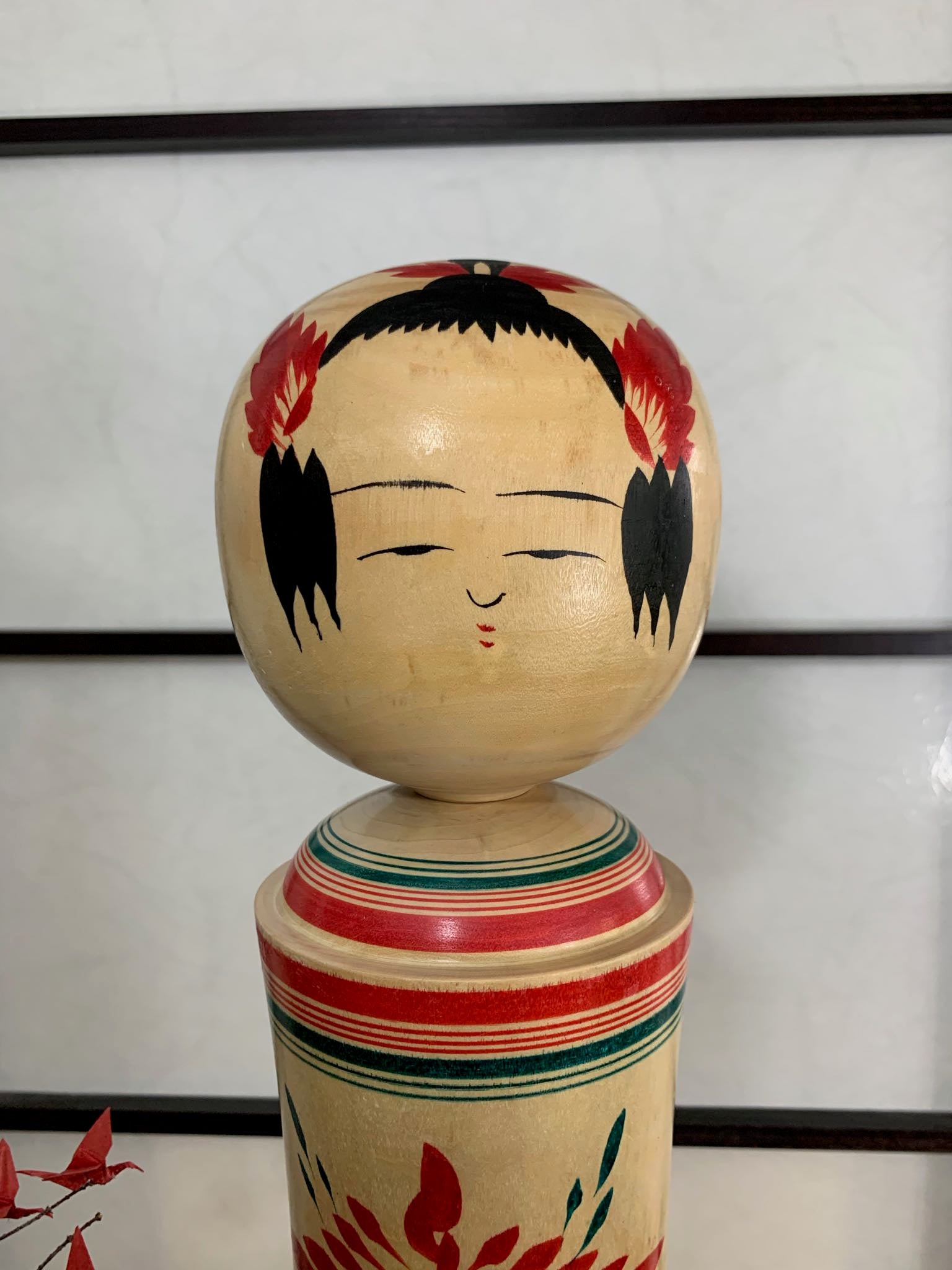 kokeshi style naruko de matsuda mitsuo japanese doll uchiwa gallery