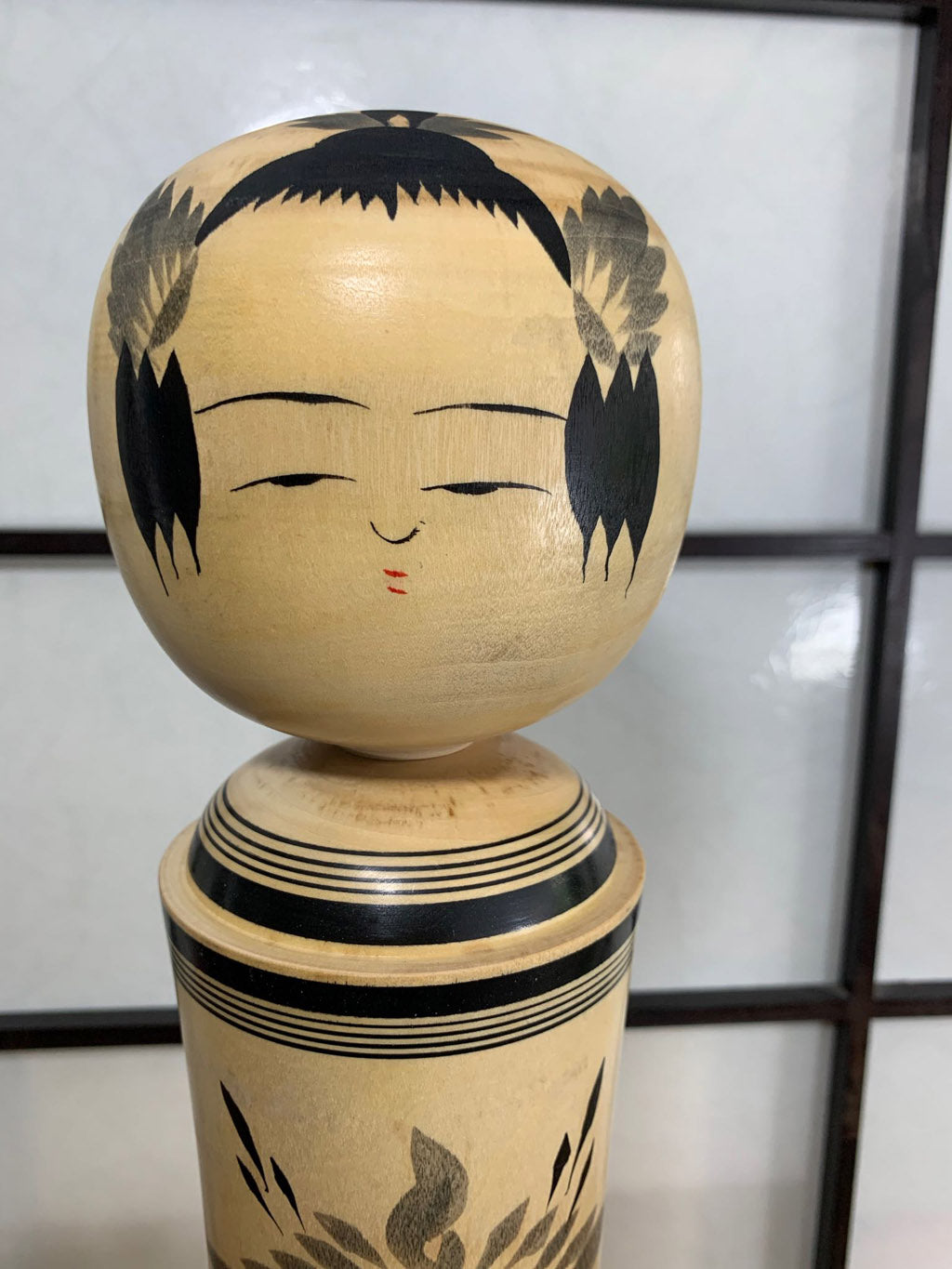 kokeshi vintage style naruko decor sumi-e de matsuda mitsuo japanese doll uchiwa gallery
