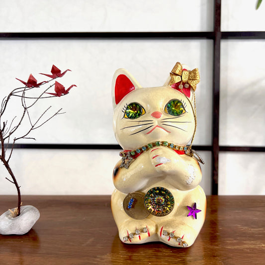 Maneki Neko Kitsch | Chat Japonais en Céramique