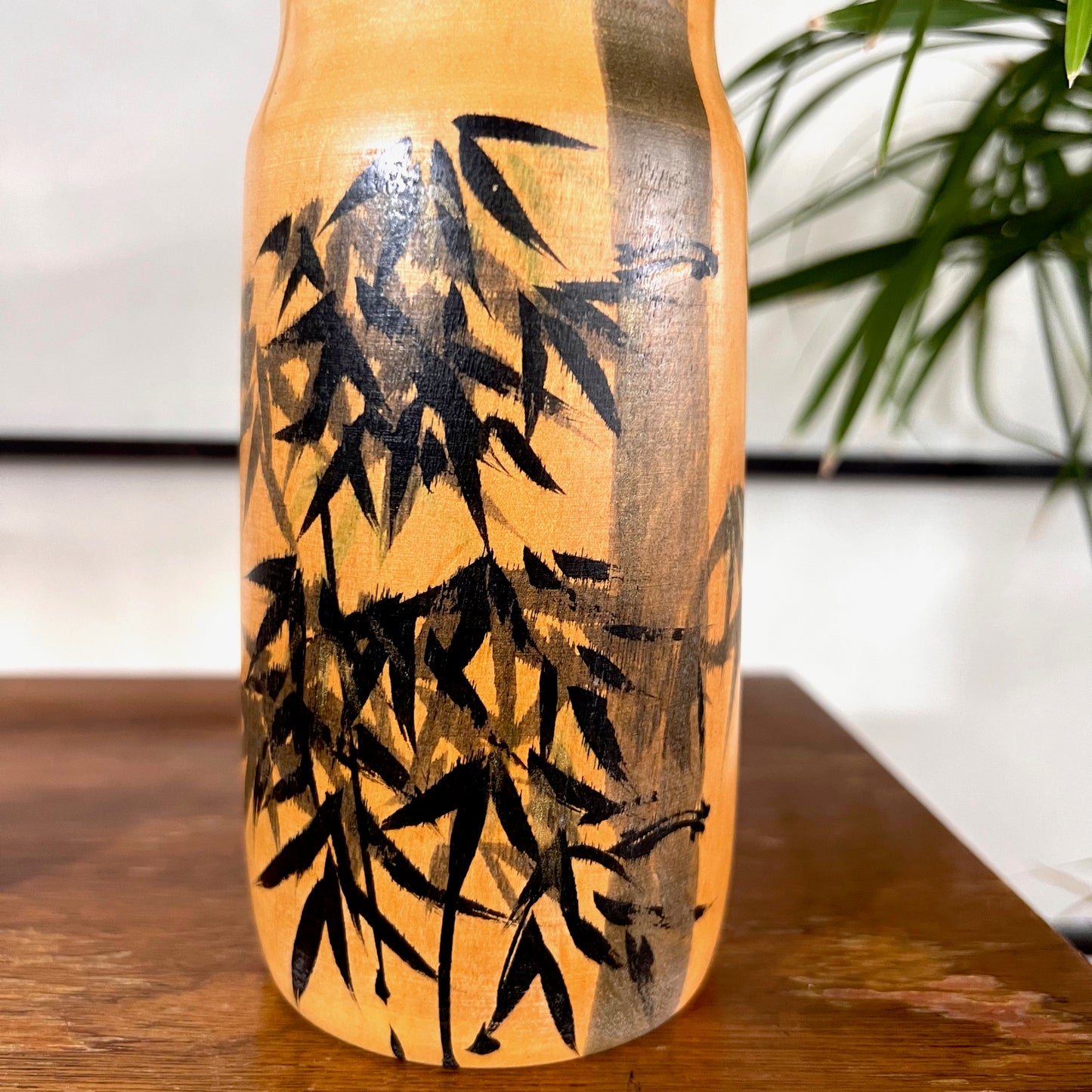 poupee japonaise kokeshi de aida seiho decor bambou corps