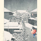 Neige à Daichi de Hasui Kawase | Reproduction Fine Art