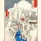 Neige au Mont Haruna de Hiroshige | Reproduction Fine-Art