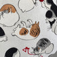 Estampe Japonaise de Hiroshige Postures de Chats details