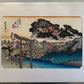 estampe japonaise de Hiroshige, avec passe partout