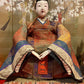 poupées japonaises pour la fête de Hina Matsuri (la fête des filles), représentant l'Empereur et l'Impératrice  empereur