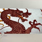 estampe japonaise contemporaine de namiki hajime deux dragons rouges 